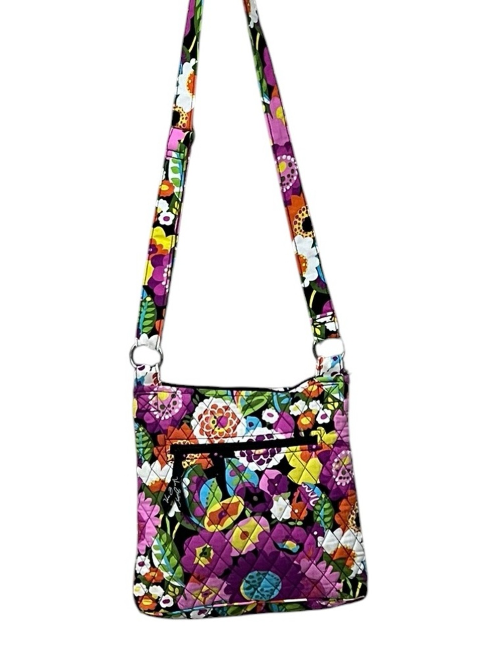 Vera Bradley “Va Va Bloom” Hipster Crossbody Shoulder Bag *Retired Print* - Picture 4 of 16